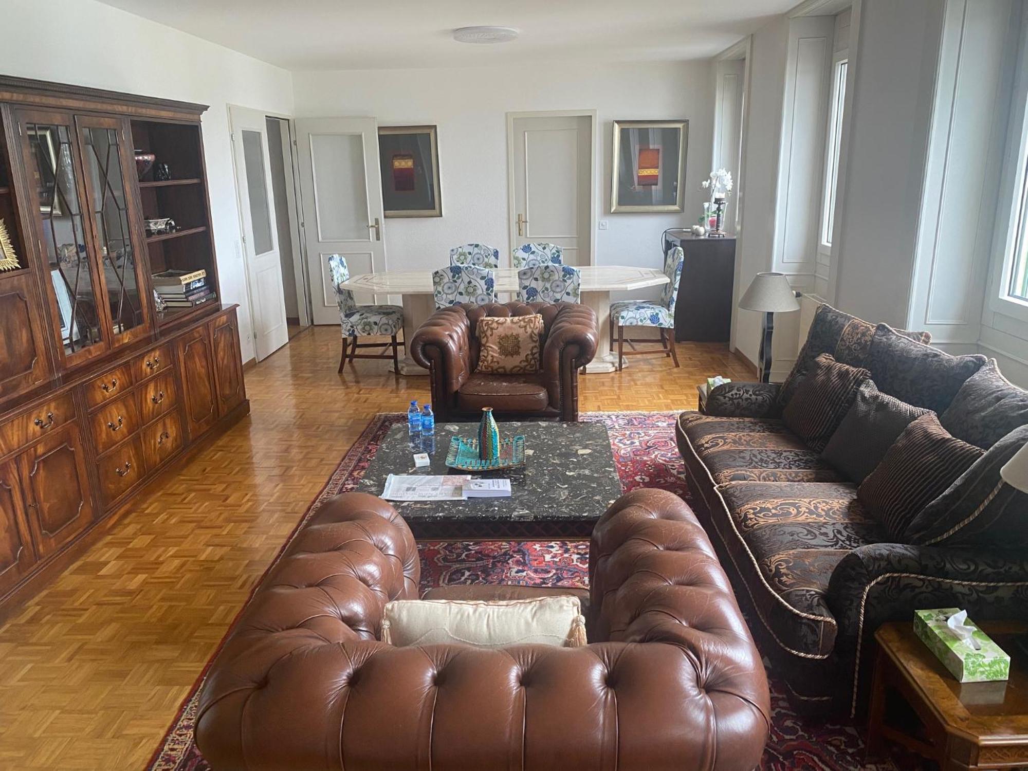 Genève, plein centre,belle vue Lac, splendide et grand appartement Esterno foto